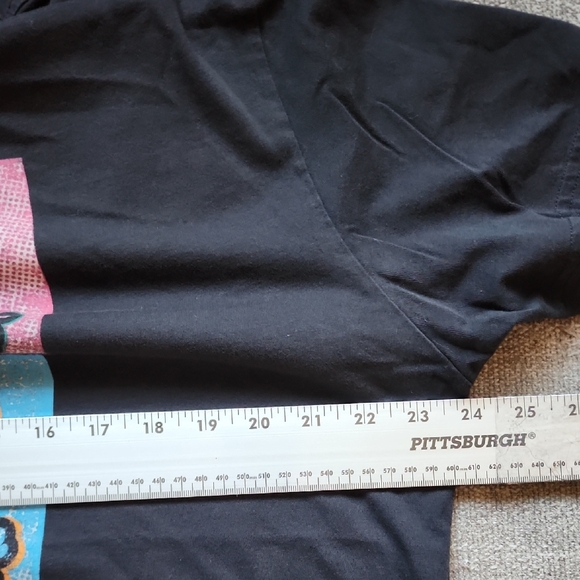 Psycho Bunny Black Tee with White Logo - Picture 7 of 8